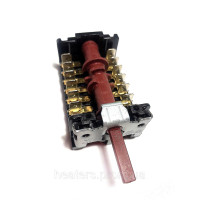 Перемикач шестипозиційний 860705K / 16А / 250V / Т150 для електроплит ORION, Kaiser, Hansa / 8011283 Перемикач шестипозиційний 860705K / 16А / 250V / Т150 для електроплит ORION, Kaiser, Hansa / 8011283
